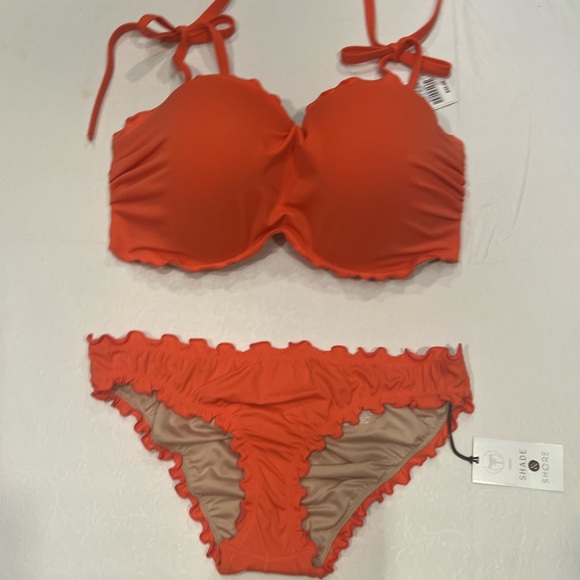 Shade & Shore Other - New Shade & Shore Strawberry/Orange Bikini